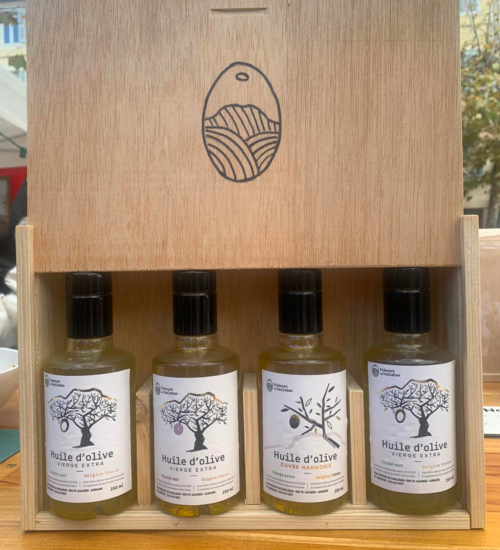 Coffret d'huiles d'olive - 4 x 250mL