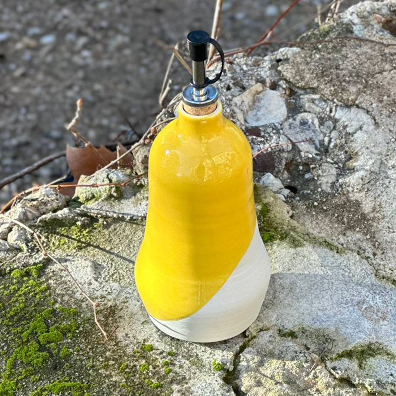 huilier-ceramique-aubagne Huilier céramique entièrement fait à la main à Aubagne