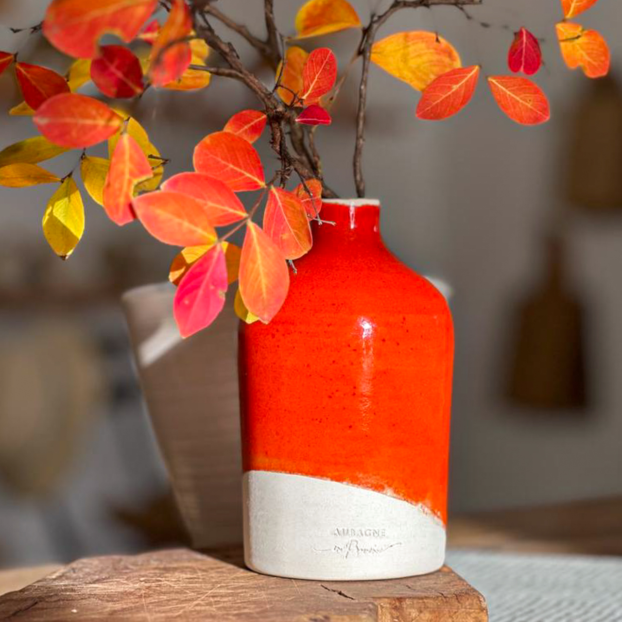 huilier-en-ceramique Huilier céramique entièrement fait à la main