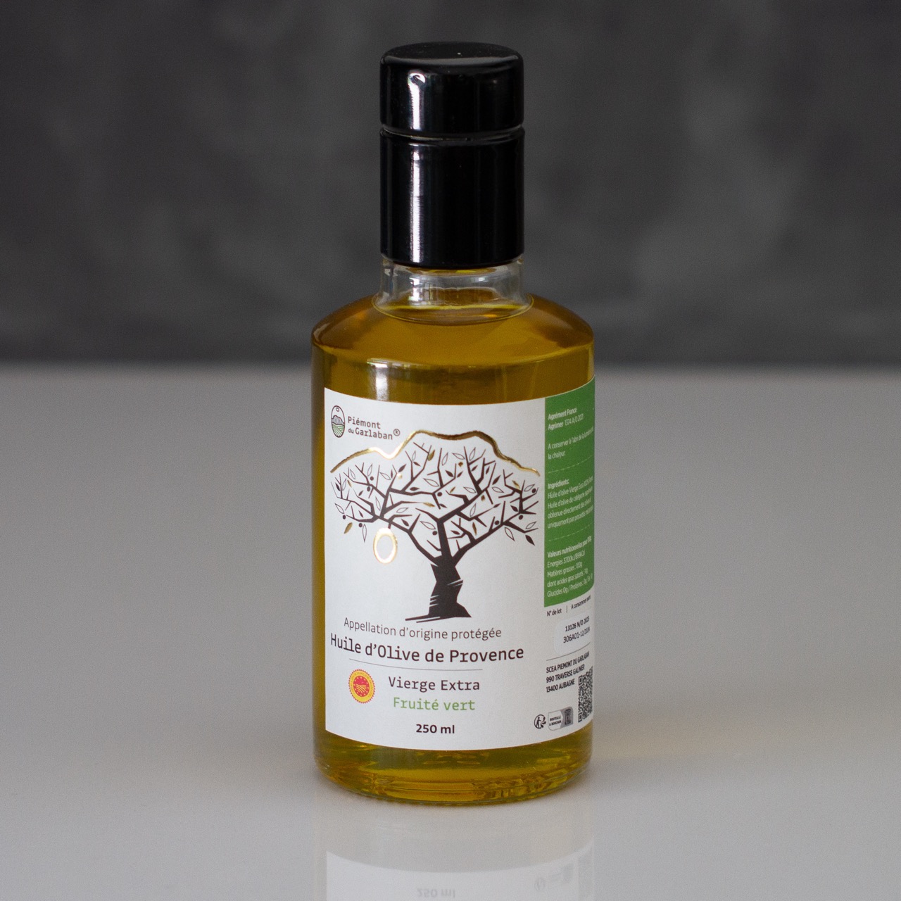 Huile d'olive AOP Provence Fruité vert - 25cl