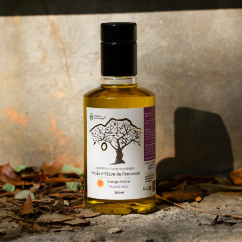 Huile d'olive AOP Provence - fruité mûr - 25cl