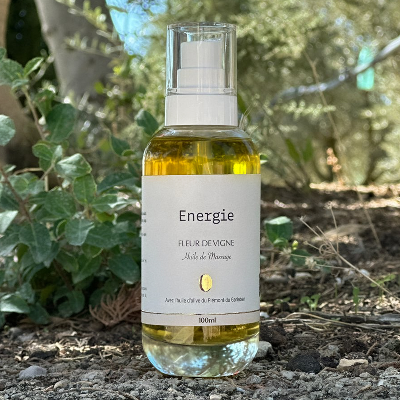 Huile de massage Énergie - Fleur de Vigne