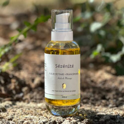 Huile de massage Sérénité Fleur de tiaré et fleur de frangipanier