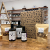 coffret-viree-gourmande Coffret gourmand avec 3 bouteilles d'huile et 2 sachets de canistrelli