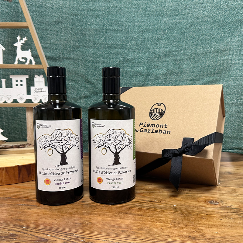 Coffret de deux bouteilles d'AOP provence